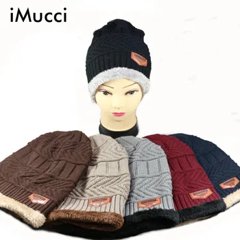 Imucci unisex womens mens's camping hoed winter beanie baggy warm wol ski cap hot mens outdoor camping sport comfortabele caps