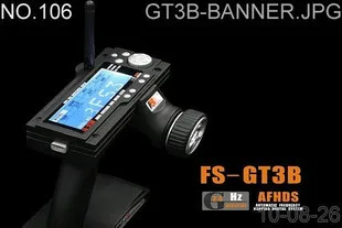 Flysky fs-gt3b fs gt3b afstandsbediening 3ch 2.4g gun rc zender met ontvanger voor rc auto boot p1