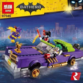 433 Stks Lepin 07046 marvel avengers super heroes Batman Movie Serie De Joker's Lowrider Set Bouwstenen Bakstenen Speelgoed 70906
