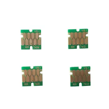 Eenmalige chips voor epson surecolor f6000/f7000/f6070/f7070/f7100 f7170/f6200/f7200/f9200 inktcartridge chips-4 stuks/set