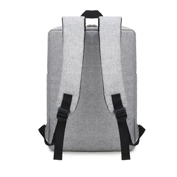 2016 Nieuwe 15.6 Laptop Rugzak Schooltas Vrouwelijke Mode Casual Grijs tassen Eenvoudige Preppy Stijl Schooltas voor Vrouwen en Mannen Mochila