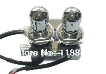 Gratis verzending! 2X35 W 12 V Bi-Xenon HID Bi Xenon H4 4300 K 6000 K 8000 K Hi/Lo Beam Vervanging Lampen