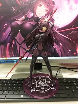 Anime plum fate/grand order lancer pvc action figure collectible model pop speelgoed 31 cm