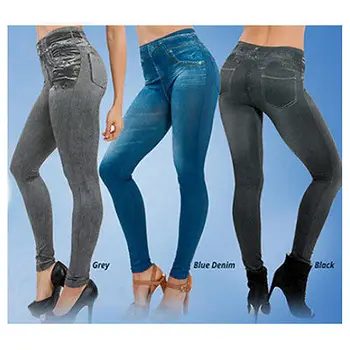 Vrouwen Denim Skinny Ripped Broek Gat Stretch Ripped Jeans Lange Potlood Broek Broek