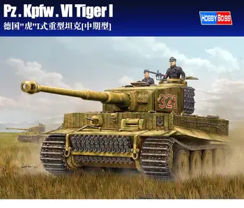 Trumpeter model 82601 Wereldoorlog II Duitse Tiger zware tank mid type