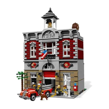 Dhl liefde. dank u 15004 2313 stks stad schepper brandweer model building kits set blokken bricks gift diy speelgoed compatibel 10197
