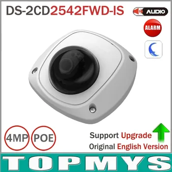 Hik IP Camera DS-2CD2542FWD-IS Full HD 4MP Ingebouwde Mic Audio-ingang WDR Ondersteuning Home security IP Camera