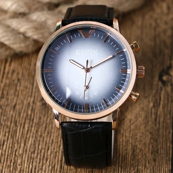 Splendid Horloge Mannen Lederen Band Heren Polshorloge Mannelijke Klok Casual zakenlieden Quartz Horloges relogio masculino W22080