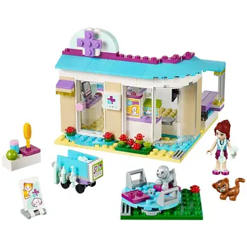 BELA Vrienden Serie Dierenarts Kliniek Bouwstenen Classic Voor Meisje Kids Model Speelgoed Marvel Compatibel Legoe