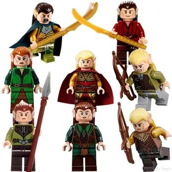 De Hobbit Elrond Legaolas Tauriel Mirkwood Elf Haldir Thranduil Lord Van De Ringen Speelgoed Figuur Lepin Speelgoed