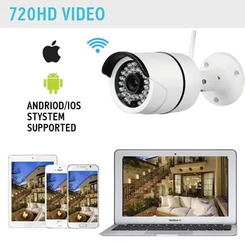 Yobang Security-720P Outdoor IP Camera WiFi Draadloze Smart Security Camera Ondersteuning Max 128G Waterdichte P2P CCTV Surveillance Cam
