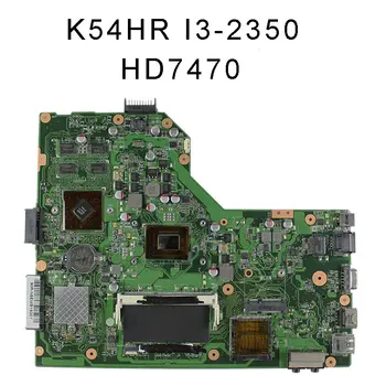 Voor asus x54h x54hr laptop moederbord k54hr rev: 3.0 mainboard processor i3-2350 grafische hd 7470 getest goed!