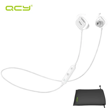 Qcy sets qy12 magnetische zuigkracht schakelaar koptelefoon bluetooth hoofdtelefoon draadloze headset en draagbare draagbare pouch