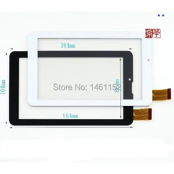 20 Stks/partij Originele 7 "Explay Surfer 7.34 3G Tablet Capacitieve touchscreen digitizer Glas Sensor vervanging Gratis Verzending