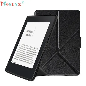 Mosunx geavanceerde 2017 tablet magnetische auto sleep pu leather cover case voor 2016 kindle paperwhite 7e generatie 6 inch 1 st