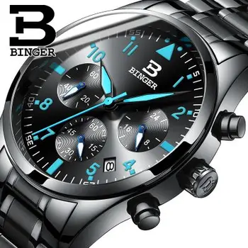Zwitserland Horloges Hoge Kwaliteit Luxe Merk Fashion Casual Auto Datum Lederen Band Mannen Horloge Japan Beweging Quartz Polshorloge