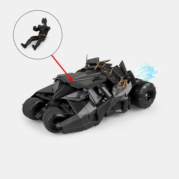 1 set super hero batman en batmobile voertuig de dark knight action figuur Speelgoed Batman Cars Tumbler met 14 CM Model Nieuw In Doos