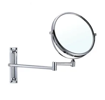 Hoge Kwaliteit 8 "Dual Make Spiegels 1:1 en 1:3 Vergrootglas Koper Cosmetische Badkamer Dubbelzijdige Wandmontage Bad Spiegel 1108