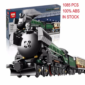 2016 nieuwe LEPIN 21005 Schepper serie de Emerald Night model bouwstenen set Classic compatibel legoed Stoom treinen Speelgoed