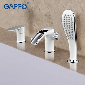GAPPO 1 set Top Kwaliteit waterval bad wastafel kraan torneira mixer toilet sink tap grifo douche set koud hot water G1148-8
