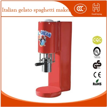 Italiaanse gelato spaghetti machine CE spaghetti ijs machine spaghetti gelato maker italiaanse noodle ijs machine