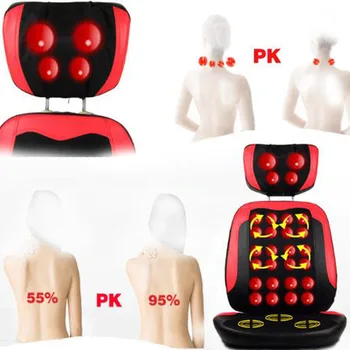 Gratis Verzending 3D Massage Kussen Kneden Massage Kussen Verwarmd Massage Stoel Massage Pad