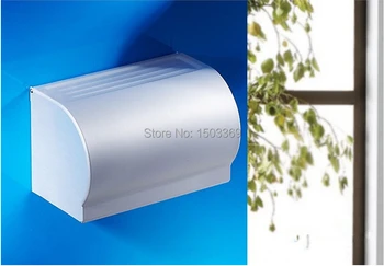 2016 papier houder badkamer tissue doos waterdichte aluminium wc-papier doos toiletrolhouder