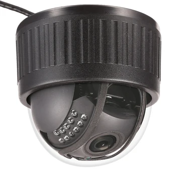 Pan Tilt rotatie P2P PTZ lage lux CMOS 1.3mp Zwart dome 4X zoom wifi outdoor draadloze bewakingscamera