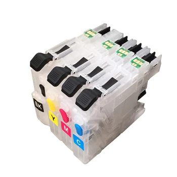 Lc131 lc133 navulbare inkt cartridge voor brother j245/j470dw/j650dw/j870dw/j4410dw/j172w/j152w printer met permanente arc chips