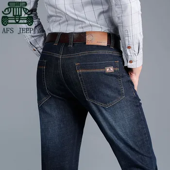 AFS JEEP Groothandel Prijs Man Mid Taille Katoen Leisure Jeans, Groothandel Prijs Nieuwe Ontwerp Mannetjes Casual Plus Size zachte Denim Pant