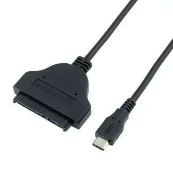 Type C USB 3.1 Man SATA 22 Pin 2.5 "Hard disk driver SSD Adapter Kabel voor Macbook Chromebook ondersteuning OTG