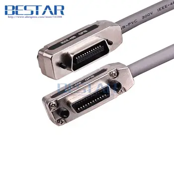 IEEE488 Kabel IEEE 488 Hoge Snelheid Transmissie Gpib Lijn IEEE-488 GPIB Bus Interface Kabel 0.5 m 1 m 1.5 m 2 m 3 m 5 m 10 m