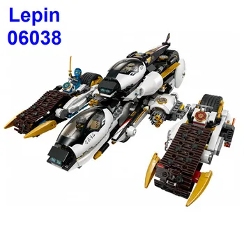 2016 lepin 06038 building bricks compatibel legoe ninjagoes figuur ultra stealth raider 70595 blokken diy speelgoed voor chidren