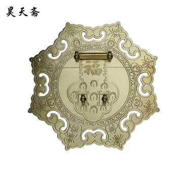 [Haotian vegetarische chinese antieke ming en qing zhang muxiang] brons koperen fittingen geschikt 80-100 cm kader