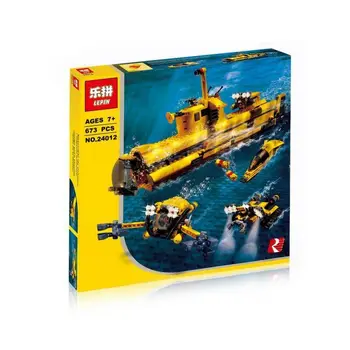 Lepin 24012 673 St Creatieve De Onderwater Explora Schip Set Kinderen Educatief Bouwstenen Bricks jongens gift Speelgoed Model 4888