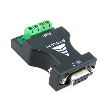 50 stks/partijen D-Sub 9 PIN RS-232 Vrouwelijke om RS-485 Adapter Interface Converter, door UPS Fedex DHL