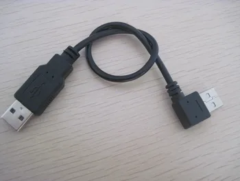 USB Data Sync Charge Kabel 90 Graden Haaks USB Een/M Een/M Adapter CORD 25 cm