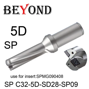 SP C32-5D-SD28-SP09, vervangen Bladen En Boor Type Voor SPMW SPMG 090408 Insert U Boren Ondiepe Gat wisselplaat boren