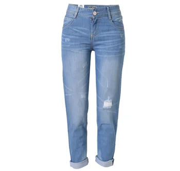 Gat Casual Jeans Broek Kleding Voor Vrouwen Europese Mode Wilde Blauw Skinny Stretch Denim Broek Dames Plus Size Snel Schip
