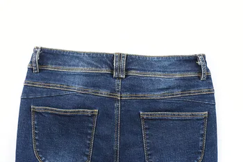 Yerad jeans casual katoen potlood broek vrouwen midden taille broek femme denim bootcut vrouwelijke leggings
