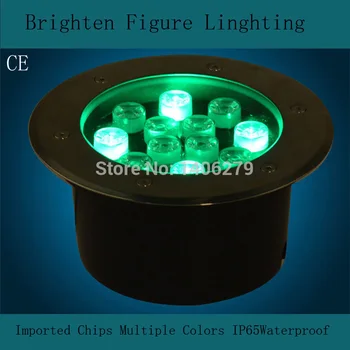 9 W LED ondergrondse lamp LED licht groen gras LED begraven licht 9 W Begraven groene LED vloerlamp