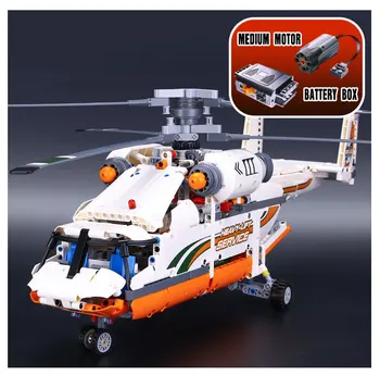 Lepin 20002 technologie serie mechanische groep hoge belasting helikopter blokken Compatibel Met 42052 Jongen assembleren speelgoed