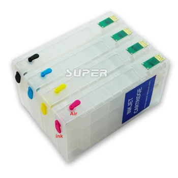 4 pack hervulbare inktpatronen T6771-T6774 lege voor epson wp 4531 4511 4521 printer met arc chips op hoge kwaliteit