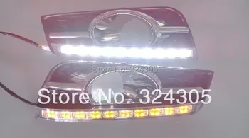 1 set speciale voor Chevrolet Cruze Hoge configuratie LED DRL Dagrijverlichting 10 LED chip met richtingaanwijzer paragraaf 10 W