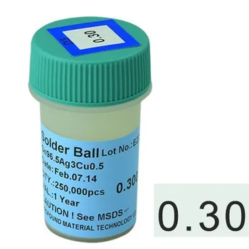 Loodvrij 250 k 0.3mm soldeer ballen hoge kwaliteit BGA reballing solderen ballen