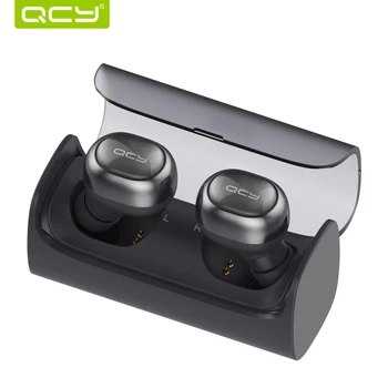 Qcy q29 airpods business bluetooth oortelefoon draadloze 3d stereo hoofdtelefoon headset en power bank voor iphone 6 7 android samsung