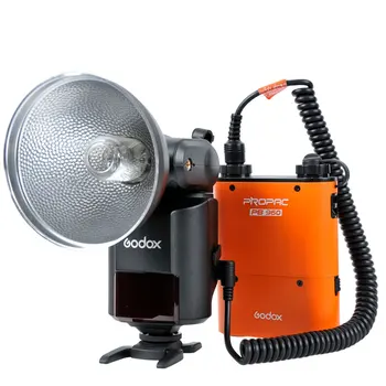 Godox witstro ad360ii-c ttl 360 w gn80 krachtige speedlite flash light + pb960 power batterij orange voor canon eos camera