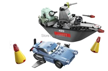Klassieke speelgoed Cars Serie Vriendelijke TOW BLUE MATER DIY bouwstenen vergadering Toys Compatibel Met Lego
