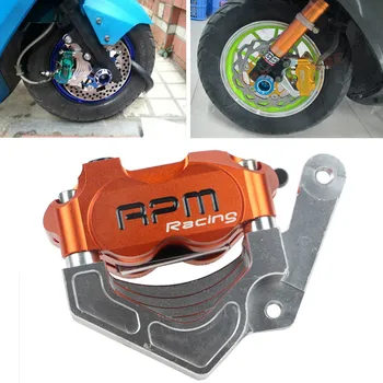 Nieuwe 7 kleuren optioneel cnc motorfiets remklauwen rem pomp + 220mm adapter code motorfiets accessoires universele voor yamaha