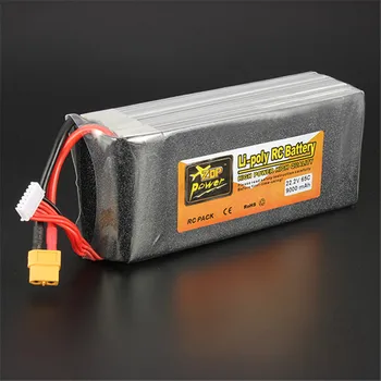 Hoge Kwaliteit Oplaadbare Lipo Batterij ZOP POWER 22.2 V 9000 mAh 6 S 65C Lipo Batterij XT60 Plug Voor RC Model